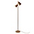 It's about RoMi Vloerlamp Salamanca 2 kappen ijzer mosterdgeel