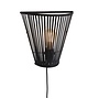 Good&Mojo Wandlamp Merapi taps bamboe zwart