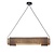 Good&Mojo Hanglamp Bhutan cilinder bamboe naturel/zwart
