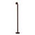 It's about RoMi Vloerlamp Milan oplaadbaar aluminium bordeaux