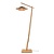 Good&Mojo Vloerlamp Kalimantan bamboe naturel/zwart frame naturel