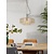 It's about RoMi Hanglamp Verona geribbeld glas zand/amber