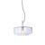 It's about RoMi Hanglamp Verona geribbeld glas wit/helder