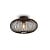 Good&Mojo Plafondlamp Cango bamboe frame zwart