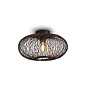Good&Mojo Plafondlamp Cango bamboe frame zwart