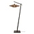 Good&Mojo Vloerlamp Bali bamboe naturel/zwart frame zwart