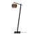 Good&Mojo Vloerlamp Bhutan bamboe naturel/zwart frame zwart (BHUTAN/FS/AD/B/2520/BN)