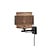 Good&Mojo Wandlamp Bhutan bamboe naturel/zwart frame zwart