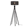 Good&Mojo Vloerlamp Java 5-poot bamboe frame zwart