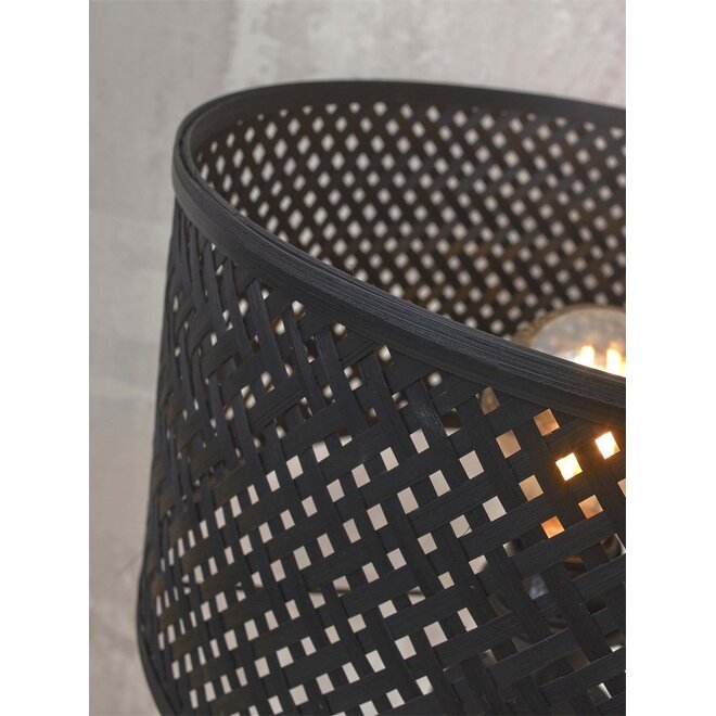 Good&Mojo Vloerlamp Java 5-poot bamboe frame zwart