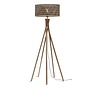 Good&Mojo Vloerlamp Java 5-poot bamboe frame naturel