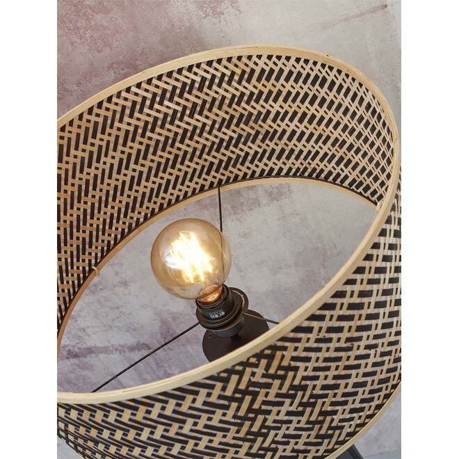 Good&Mojo Vloerlamp Java 5-poot bamboe frame naturel