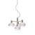 It's about RoMi Hanglamp Bologna 4-armig glas wit