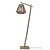 Good&Mojo Vloerlamp Merapi bamboe naturel/zwart frame naturel