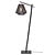Good&Mojo Vloerlamp Merapi bamboe zwart frame zwart