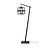 Good&Mojo Vloerlamp Hokkaido bamboe zwart frame zwart