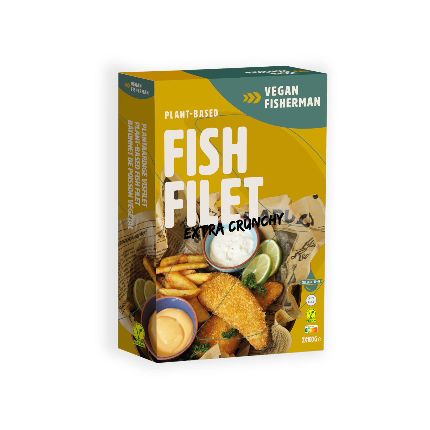 Vegan Visboer - Vegan Fisherman Vegan Visboer filet | De plantaardige visvervanger | Visvriendelijk en gezond