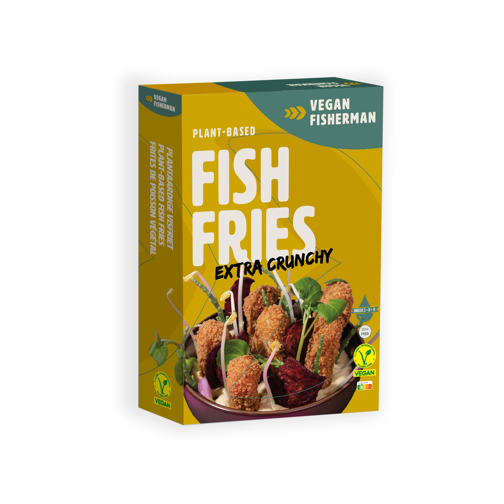 Vegan Visboer - Vegan Fisherman Vegan Visboer Visfriet | Plantaardige visfrietjes | Vegan visvervanger