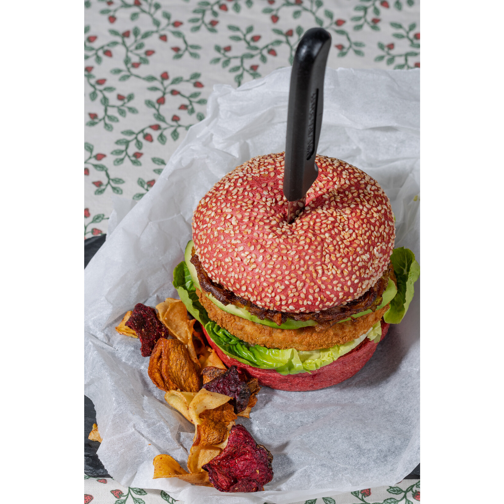 Vegan Visboer - Vegan Fisherman  Vegan Visboer burger 100gr | Extra grote vegan visburger!