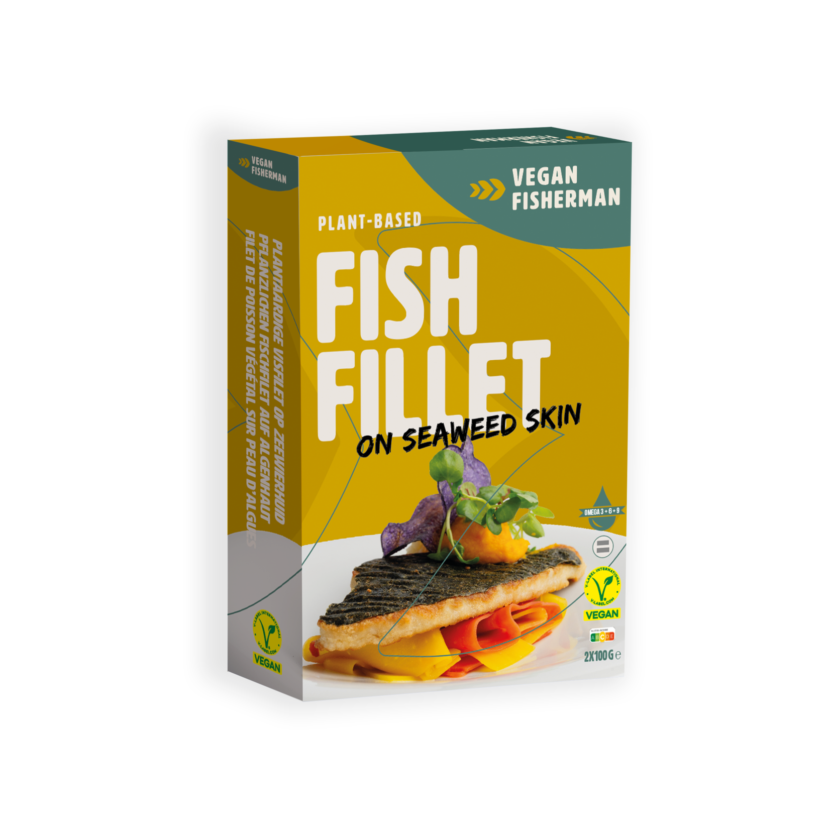 Vegan Visboer - Vegan Fisherman Vegan Visboer VisFilet op Zeewierhuid | Award-winning plant-based visalternatief!