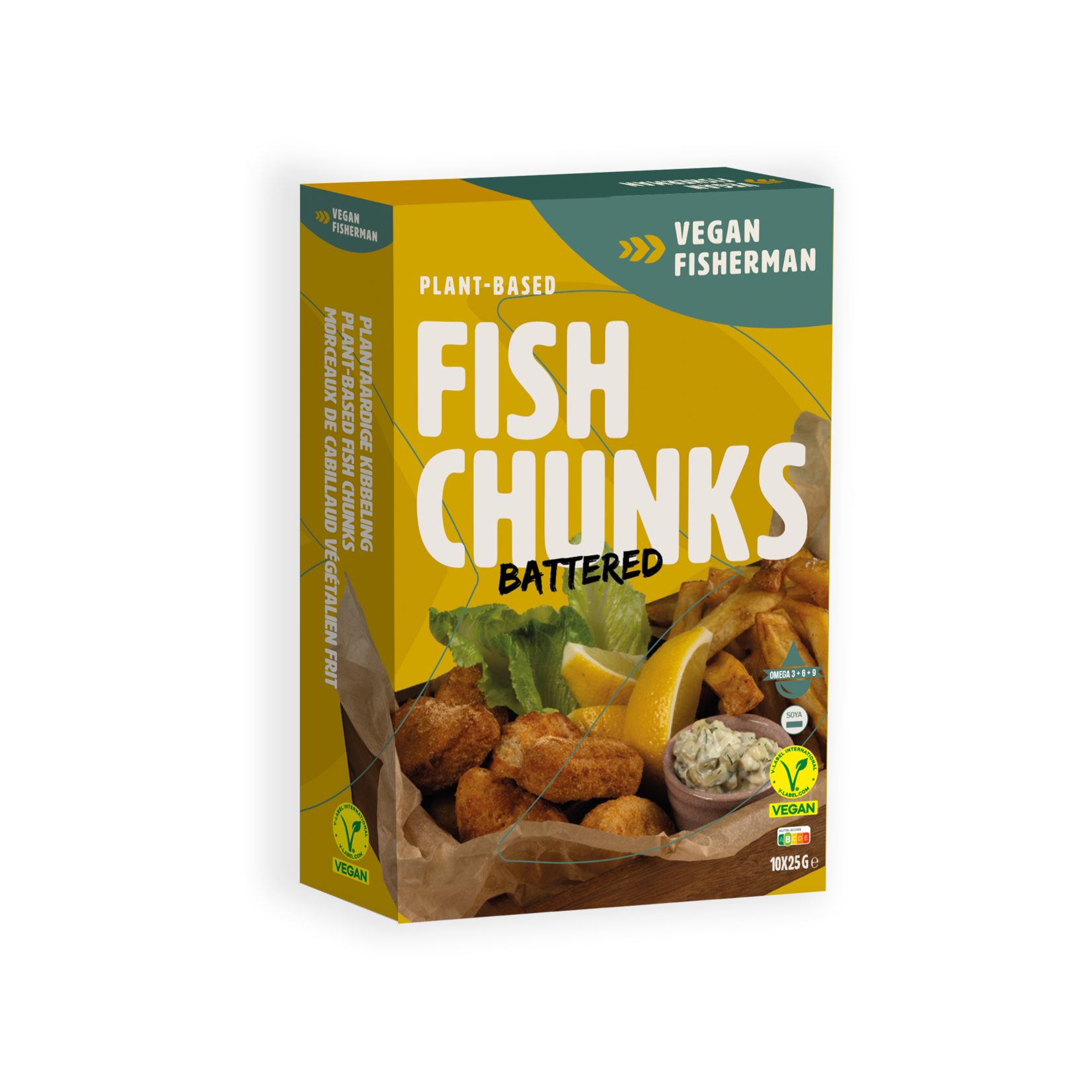 Vegan Visboer - Vegan Fisherman Tasting box: Filet, Fish Stick, Chunks, Shrimp.