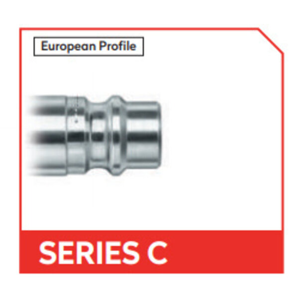 TST Oetiker TST C Insteeknippel 1/4" uitw.