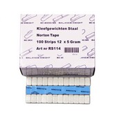 100st Kleefgewicht Zilver 12 x 5 gram (XTR Tape)