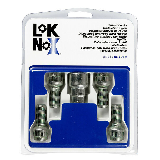 Loknox Loknox Slotbouten Bol 14x1,50 - 26,7 mm - KOP17/19