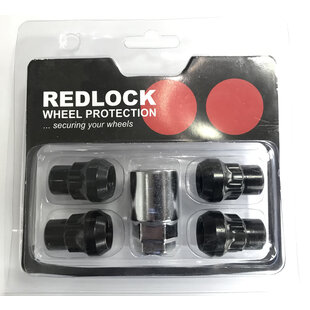 Slotmoeren Redlock Conisch 14 x 1,50 - 45mm - K19/21 Zwart