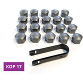 Wielbout / Wielmoer Kapjes Antraciet (20 stuks)