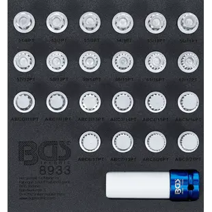 BGS Velgenslot Demontageset VAG (23-delig)