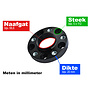 Set (2st) schroefadapters op maat maken (bouten met draad)