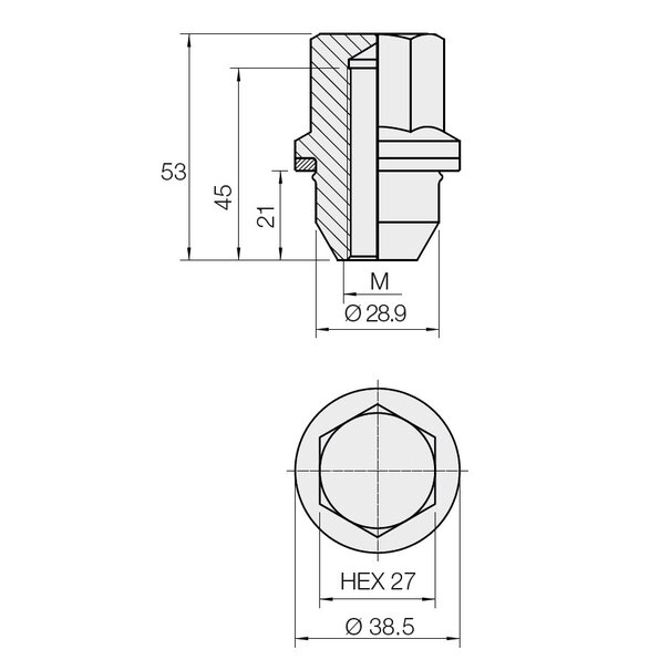 Wielmoeren Vlak 16 x 1.50 x 49 KOP27 zwart N1119BF Defender
