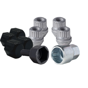 Slotmoeren Locky D3 Conisch Open 12 x 1,50 - L27 mm - KOP21