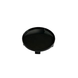 Universele BMW naafdop 68mm licht gebolt met rand zwart