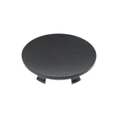 Universele Porsche Naafdop 76mm Konkav Gebolt Zwart
