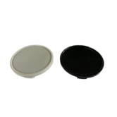 Universele VW Naafdop 65mm Gebolt met Rand Grijs / Zwart