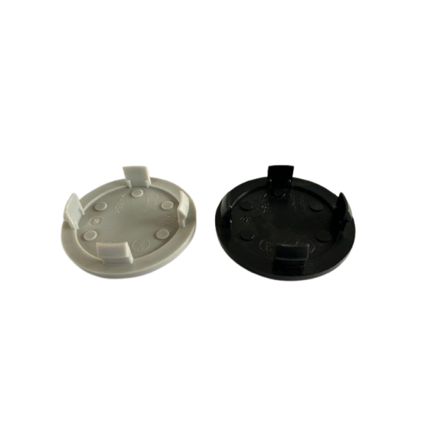 Universele VW Naafdop 65mm Gebolt met Rand Grijs / Zwart