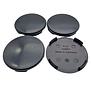 Universele Naafdop 64mm Gebolt Zwart t2 Alutec, RIAL, Anzio