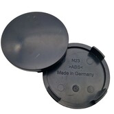 Universele Naafdop 60mm Gebolt Zwart Alutec, RIAL, Anzio