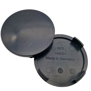Universele Naafdop 60mm Gebolt Zwart Alutec, RIAL, Anzio