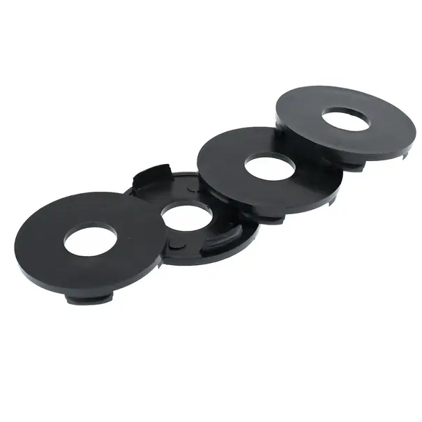 Universele Naafdop 55mm Vlak Zwart voor Brock Velgen