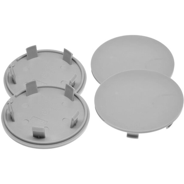 Universele Porsche Naafdop 76mm Konkav Gebolt Grijs