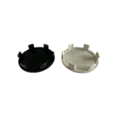 Universele Naafdop 60mm Vlak Brock, RC Design, Platin Grijs / Zwart