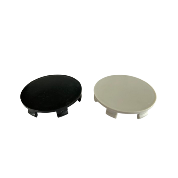 Universele Naafdop 60mm Vlak Brock, RC Design, Platin Grijs / Zwart