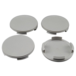Universele Naafdop 60mm Vlak Grijs AEZ, Dezent, Dotz, Enzo