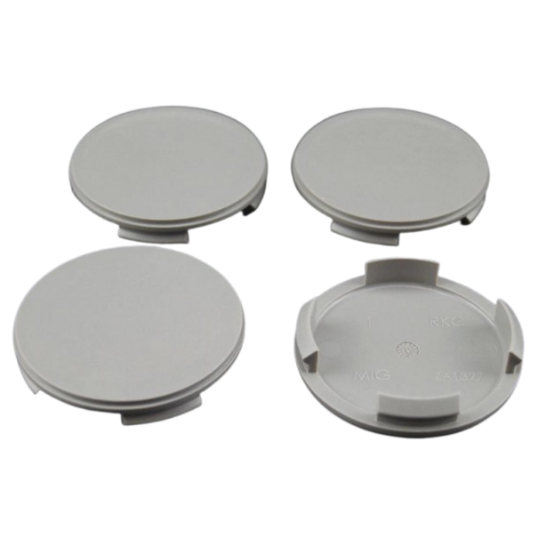 Universele Naafdop 60mm Vlak Grijs AEZ, Dezent, Dotz, Enzo