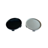 Universele BMW Naafdop 68mm Licht Gebolt met Rand Grijs / Zwart