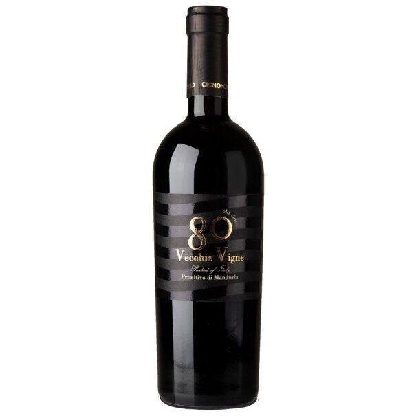 2022 Cignomoro 80 Vecchie Vigne Primitivo Di Manduria Old Vines