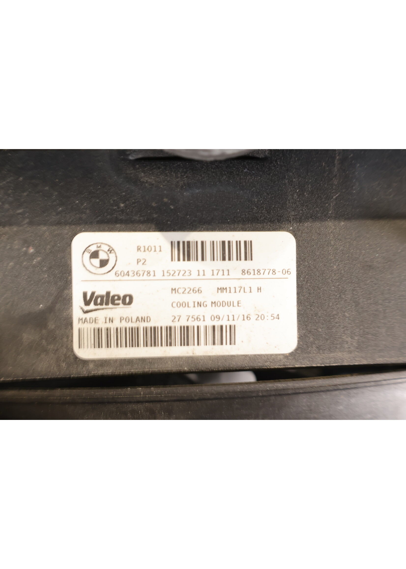 BMW BMW F34 320i 3 Series GT Complete body front with coolers and ACC 51117351858 7351858